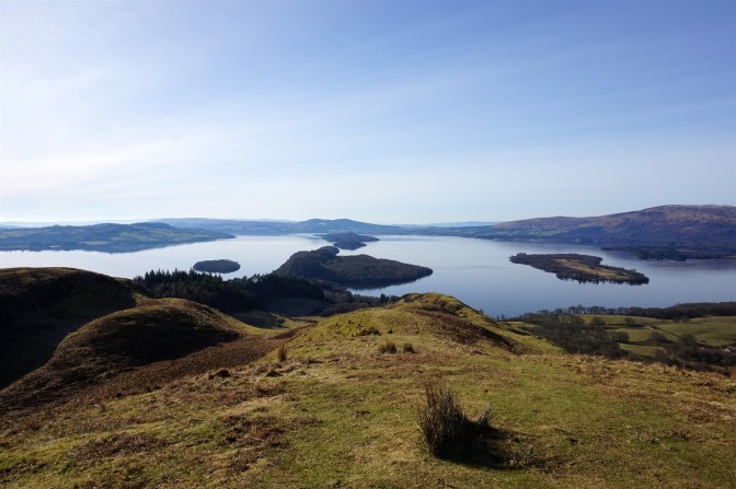View from Conic Hill along boundary fault