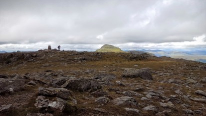 Trig point and Beinn Ime