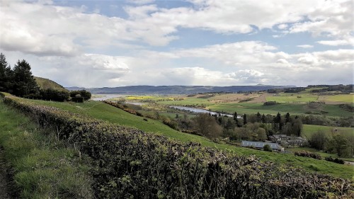 Looking over to Fife, River Tay below
