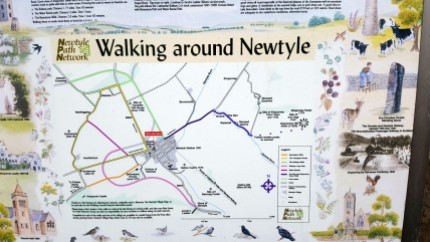 Newtyle walks map