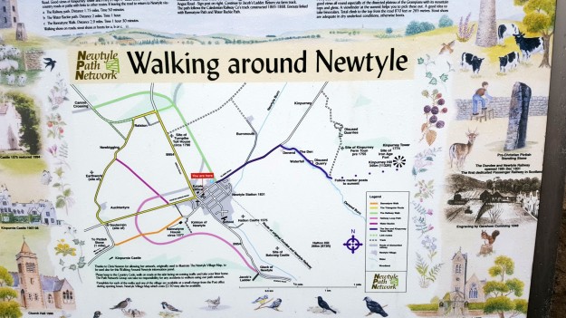 Newtyle walks map