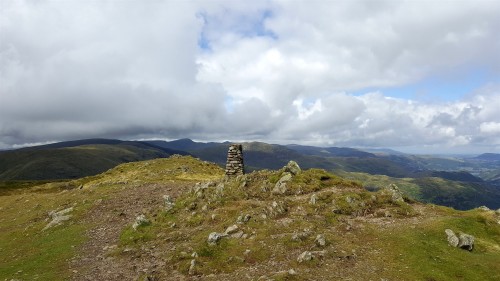 Looking across to Helvellyn and others