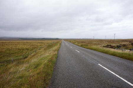 Barren landscape on Lewis