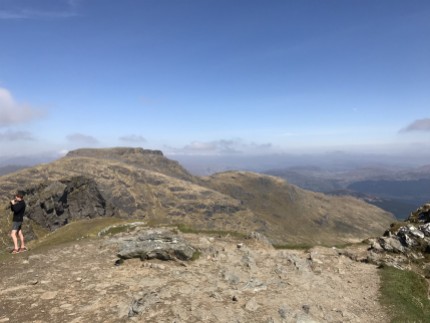 Beinn Narnain plateau summit