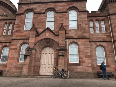 Polly at Inverness Castle
