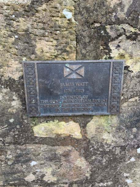 James Watt plaque